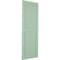 Ekena Millwork True Fit PVC Farmhouse/Flat Panel Combination Fixed Mount Shutters, Seaglass, 18W x 80H, PR TFP101FC18X080SG - alternate 2